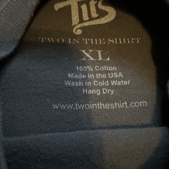 Two in the Shirt T.I.T.S. "Bring ‘Em Out" Nikki Benz shirt XL Black - Picture 4 of 7